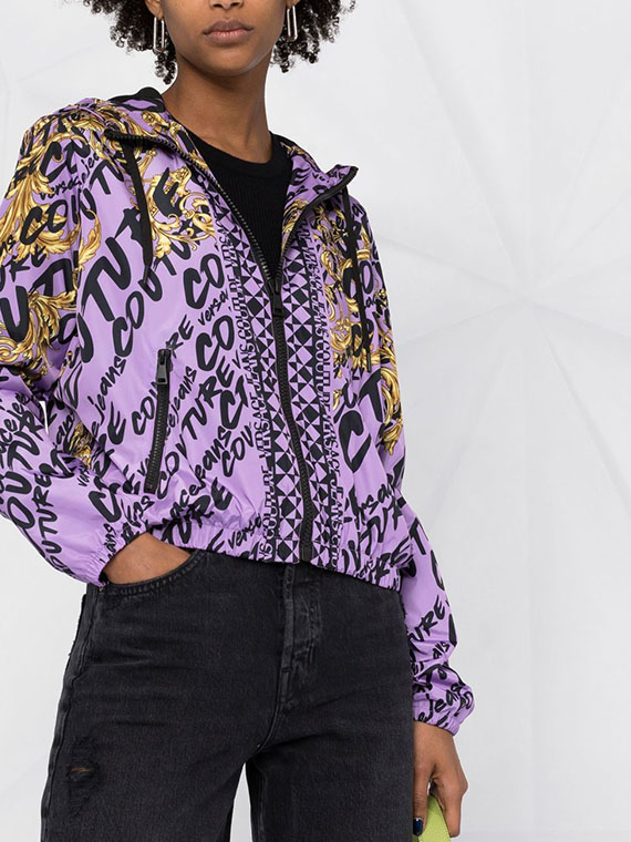 versace purple jacket