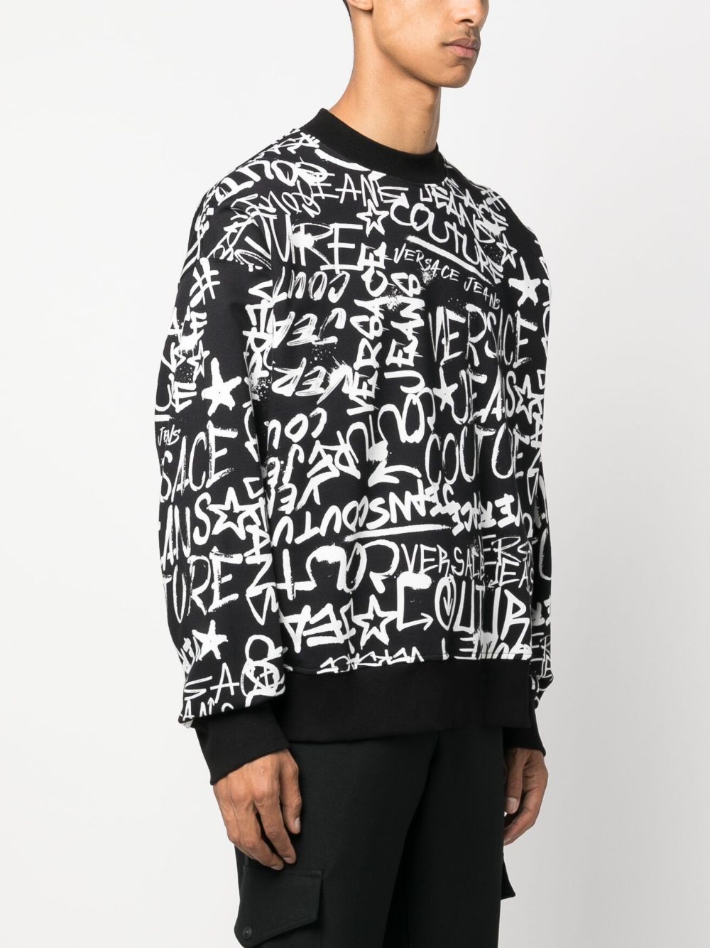 Versace clearance graffiti sweatshirt