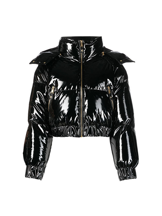 EA7 Shiny Puffer Jacket in Black for Men | Lyst UK